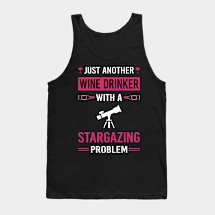 Wine Drinker Stargazing Stargaze Tank Top